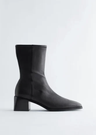 Leather Sock Boots