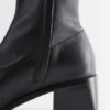 Leather Sock Boots