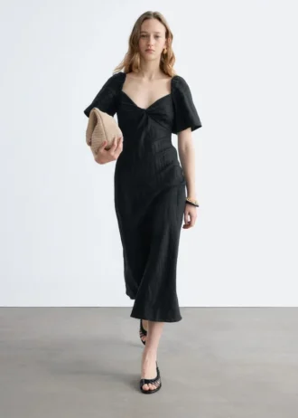 Linen Midi Dress