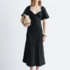 Linen Midi Dress