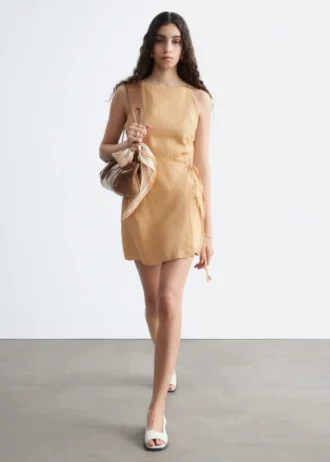 Linen Mini Dress