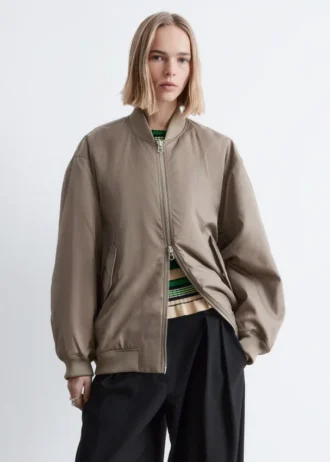 Long Bomber Jacket