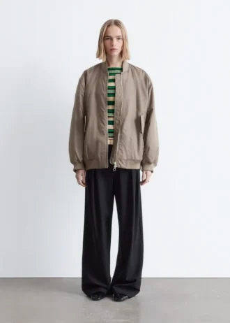 Long Bomber Jacket