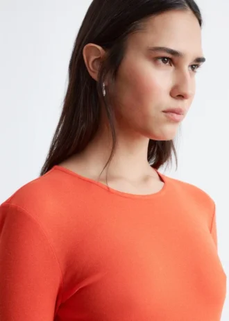 Long-Sleeve Cotton Top