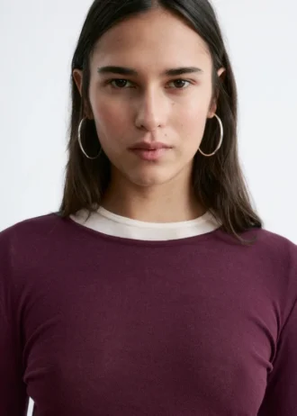 Long-Sleeve Cotton Top
