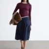 Long-Sleeve Cotton Top