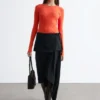 Long-Sleeve Cotton Top