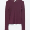 Long-Sleeve Cotton Top
