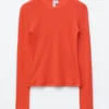 Long-Sleeve Cotton Top