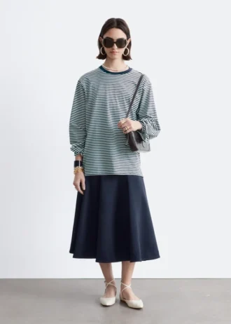 Long-Sleeve Jersey Top