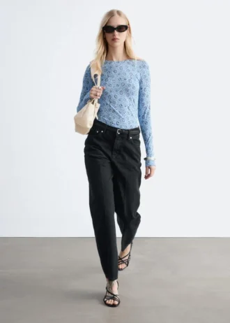 Long-Sleeve Jersey Top