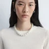 Long-Sleeve Pointelle-Knit Top
