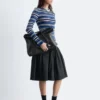 Long-Sleeve Ribbed Top