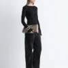 Long-Sleeve Ribbed Top