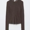 Long-Sleeve Wool Top