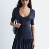 Longline Jersey Maxi Dress