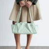 Low-profile Leather Shoulder Bag