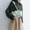 Low-profile Leather Shoulder Bag