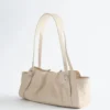 Low-profile Leather Shoulder Bag