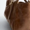 Low-profile Leather Shoulder Bag