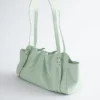 Low-profile Leather Shoulder Bag