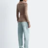 Melange Knit Half-Zip Top