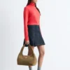 Merino Wool Polo Neck Top