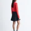 Merino Wool Polo Neck Top