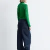 Merino Wool Polo Neck Top