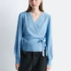 Merino Wool Wrap Cardigan