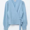 Merino Wool Wrap Cardigan