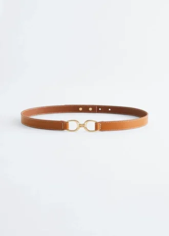 Mid-Waist Leather Belt