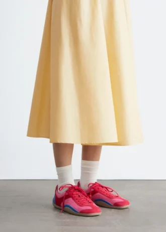 Minimal Leather Sneakers