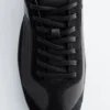 Minimal Leather Sneakers