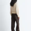 Mohair-Blend Balloon-Sleeve Jumper