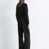 Mohair-Blend Brushed Cardigan