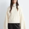 Mohair-Blend Cable-Knit Jumper