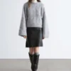 Mohair-Blend Cable-Knit Jumper
