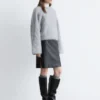 Mohair-Blend Cable-Knit Jumper