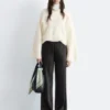 Mohair-Blend Cable-Knit Jumper