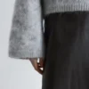 Mohair-Blend Cable-Knit Jumper