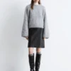 Mohair-Blend Cable-Knit Jumper