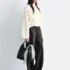 Mohair-Blend Cable-Knit Jumper