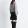 Mohair-Blend Cable-Knit Jumper