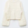 Mohair-Blend Cable-Knit Jumper