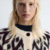 Mohair-Blend Cardigan
