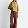 Mohair-Blend Knitted T-shirt