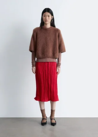 Mohair-Blend Knitted T-shirt