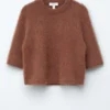 Mohair-Blend Knitted T-shirt
