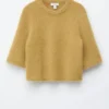 Mohair-Blend Knitted T-shirt